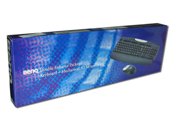 Teclado y Mouse Benq P010, Español, PS/2, Color Negro.