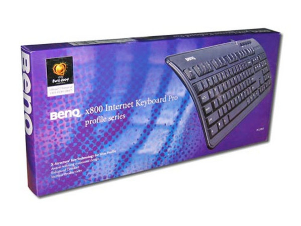 Teclado BenQ X800 en Español, Color Negro. PS/2