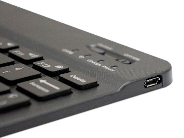 Mini Teclado Inalámbrico BRobotix, Bluetooth, Color Negro.