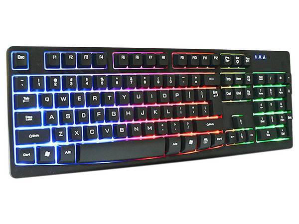 Teclado BRobotix K630 RGB, USB. Color Negro.