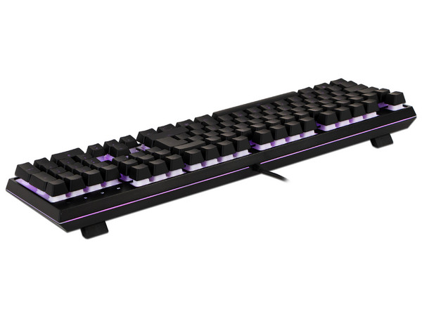 Teclado Mecánico y Mouse Gamer Cooler Master MS111, Iluminación RGB, USB. Color Negro.