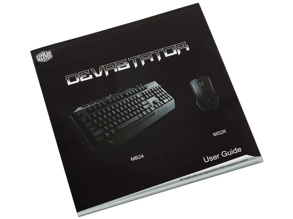 Teclado Gamer y Mouse CM STORM Devastator Gaming Combo, USB, LEDs Rojo. (versión en español)