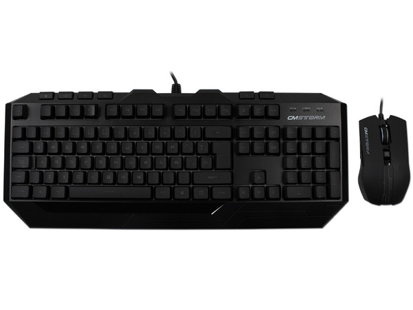 Teclado Gamer y Mouse CM STORM Devastator Gaming Combo, USB, LEDs Rojo. (versión en español)