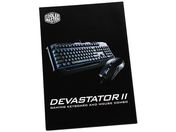 Teclado Gamer y Mouse Cooler Master Devastator II Gaming Combo, USB, LEDs Azul.