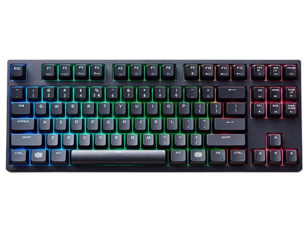 Teclado Cooler Master Gaming Master Key Pro S, USB, Cherry MX Red, (Versión en inglés).