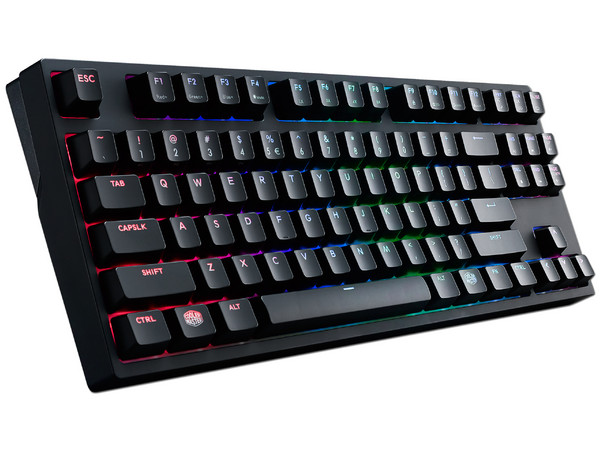 Teclado Cooler Master Gaming Master Key Pro S, USB, Cherry MX Red, (Versión en inglés).