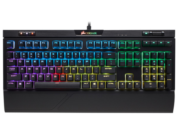 Teclado Gamer Mecánico Corsair Gaming Strafe MK.2 RGB, USB, Cherry MX Silent, (Versión en Español).