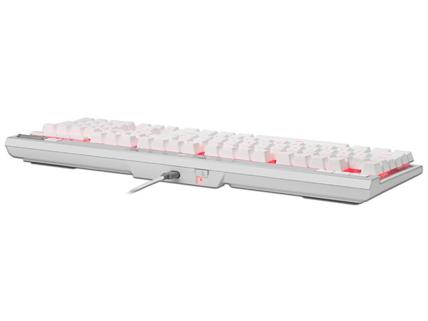 Teclado Mecánico Gamer Corsair K70 Pro, Iluminación RGB, USB. Color Blanco. (Versión en Inglés)
