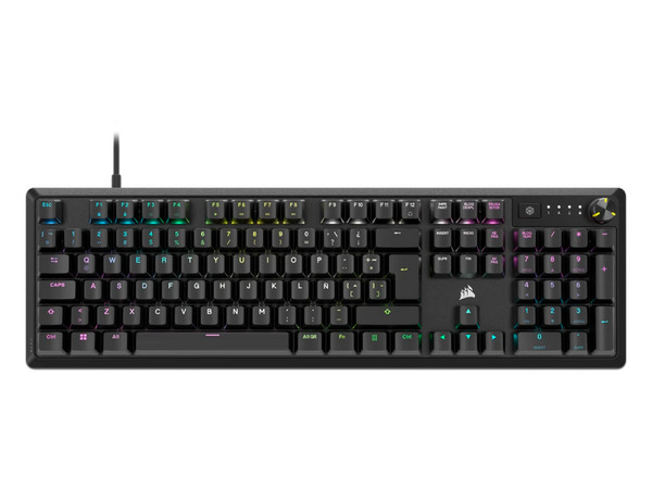 Teclado Mecánico Gamer Corsair K70 CORE RGB, Switch Red, USB, RGB, Color Negro.