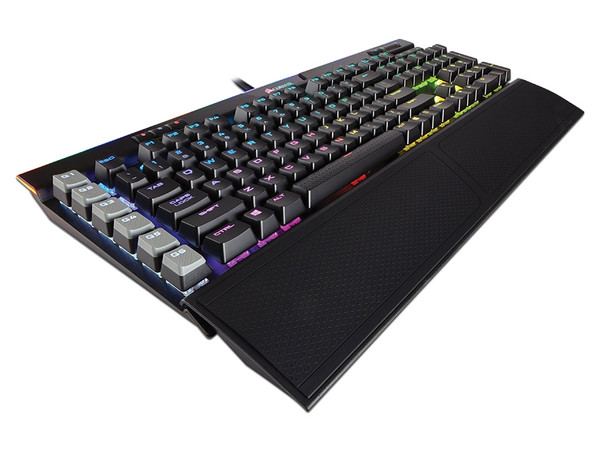 Teclado Gamer Mecánico Corsair K95 RGB Plantinum, USB, Cherry MX Speed, (Versión en Español).