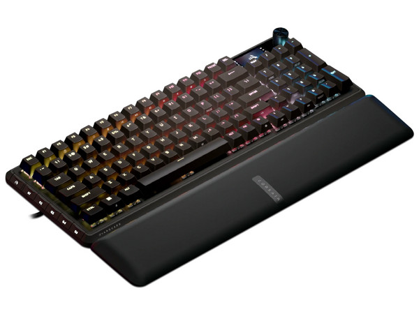 Teclado Gamer Mecánico Corsair Vanguard Pro 96, Switch Corsair MGX, USB, Versión en inglés. Color Negro.
