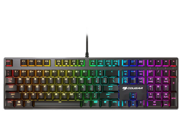 Teclado Gamer COUGAR VANTAR MX , RGB, USB.