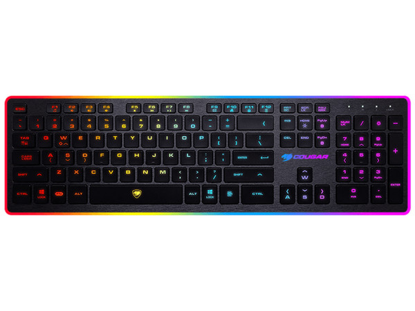Teclado Gamer COUGAR VANTAR Scissor, RGB, USB.