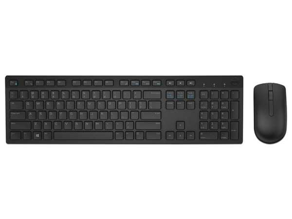 Kit Teclado y Mouse inalámbricos Dell KM636, USB, (Versión en Inglés).