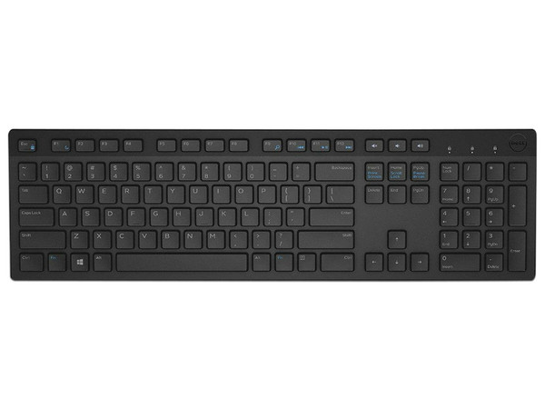 Kit Teclado y Mouse inalámbricos Dell KM636, USB, (Versión en Inglés).
