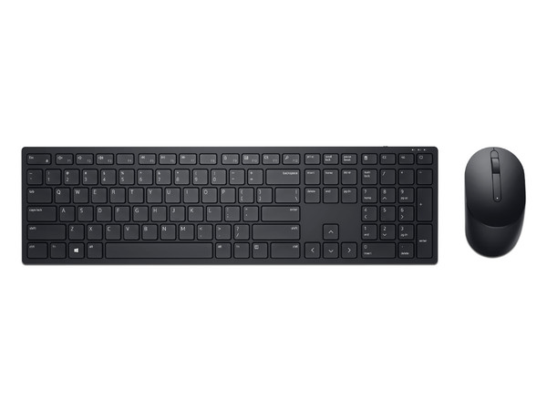Kit de Teclado y Mouse Inalámbricos DELL KM5221W, USB. Color Negro.