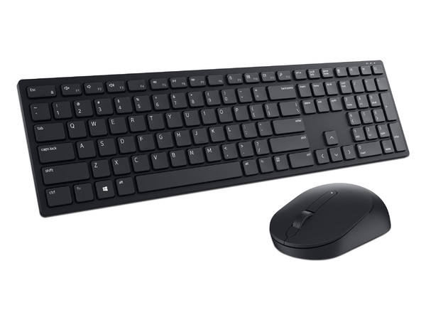 Kit de Teclado y Mouse Inalámbricos DELL KM5221W, USB. Color Negro.