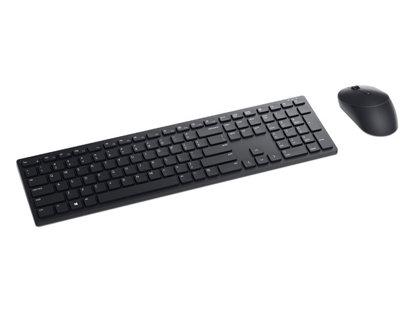 Kit de Teclado y Mouse Inalámbricos DELL KM5221W, USB. Color Negro.
