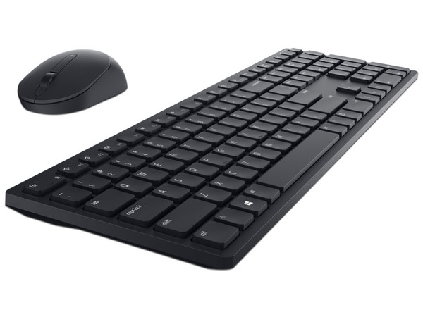 Kit de Teclado y Mouse Inalámbrico DELL KM5221W, Receptor USB. Color Negro.