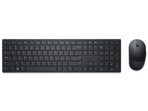 Kit de Teclado y Mouse, Dell KM5221W, Inalámbrico, RF Inalámbrico, Español, Color Negro.