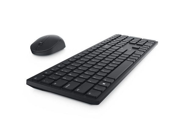 Kit de Teclado y Mouse, Dell KM5221W, Inalámbrico, RF Inalámbrico, Español, Color Negro.