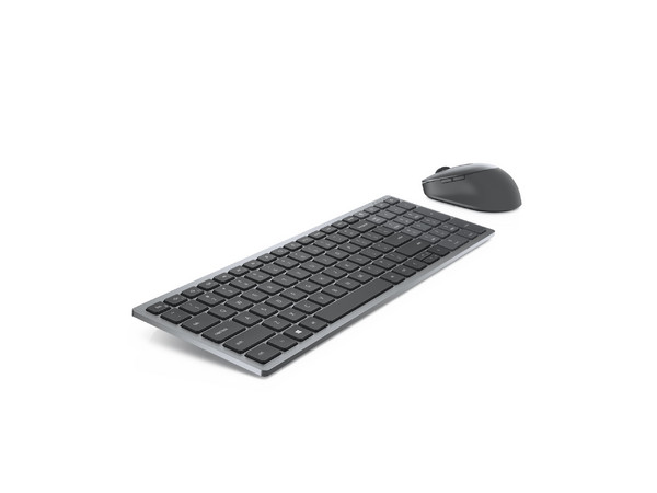 Kit de Teclado y Mouse Inalámbrico DELL KM7120W, Bluetooth. Color Plata.
