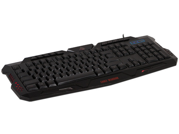 Teclado y Mouse Eagle Warrior Gaming Combo G79 - G16, Color Negro, USB.