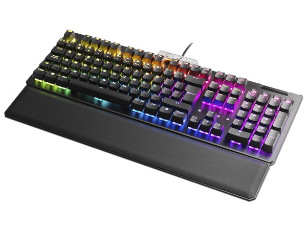 Teclado Mecánico Gamer EVGA Z15, Iluminación RGB, USB (versión en inglés). Color Negro.