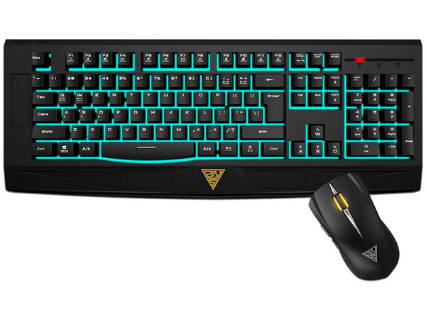 Teclado y Mouse GAMDIAS ARES 7 con retroiluminación LED, USB.
