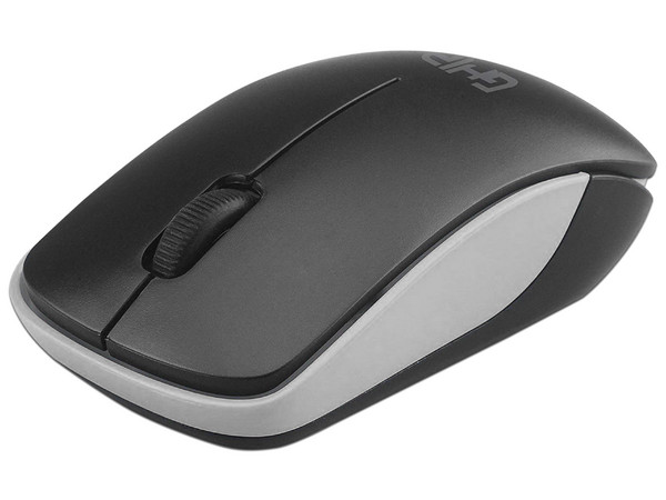 Kit de Teclado y Mouse inalámbricos GHIA GT4000GB. Color Negro/Gris.
