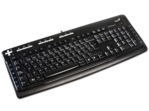 Teclado Genius Office Multimedia KB-350e, USB. Color Negro