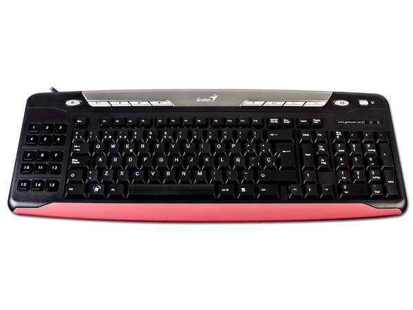 Teclado Genius Gaming SlimStar 335 Battle Craft con 15 hotkeys, USB.