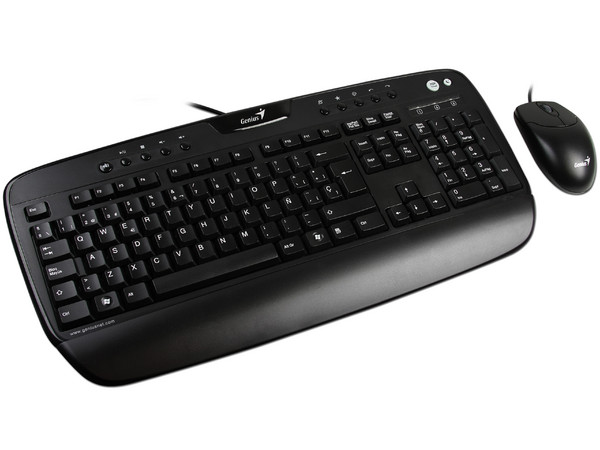 Teclado y Mouse Genius KB C220e, PS/2