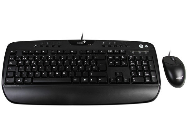 Teclado y Mouse Genius KB C220e, PS/2