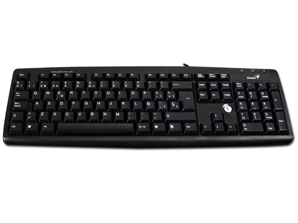 Teclado y Mouse Genius KB C100, PS/2