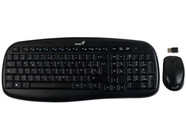 Teclado y Mouse Inalámbricos Genius KB-8000, USB.