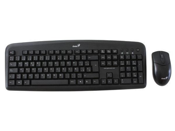Teclado y Mouse inalámbricos Genius TwinTouch 600, USB