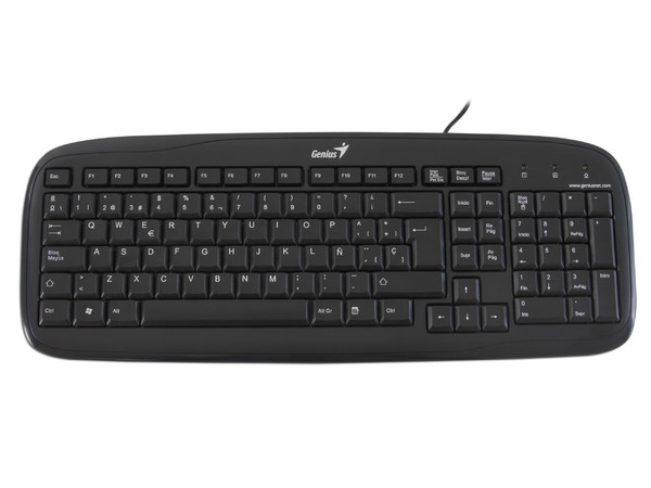 Teclado Genius SlimStar 110, USB. Color Negro
