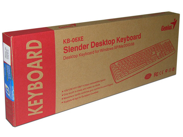 Teclado Genius KB-06XE, Color Blanco