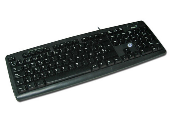 Teclado Genius KB-06XE en Español, PS/2, Color Negro