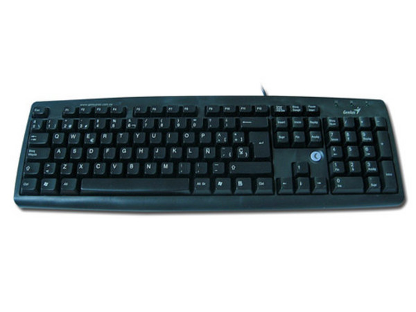 Teclado Genius KB-06XE en Español, PS/2, Color Negro