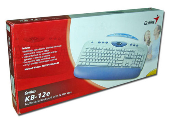 Teclado Genius KB-12e Multimedia en Español, USB
