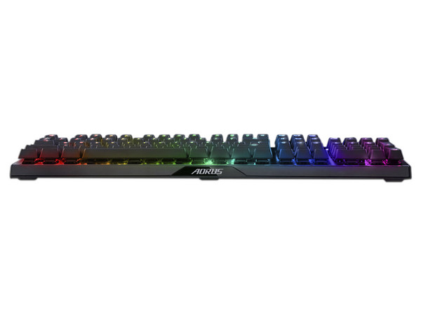 Teclado Gamer Óptico-Mecánico GIGABYTE AORUS K9, Switch Flaretech Red, RGB, USB. Color Negro (Versión en inglés).