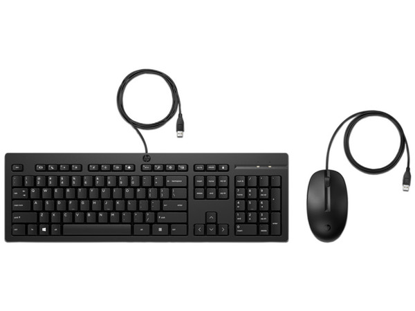 Kit de Teclado y Mouse HP 286J4AA, USB. Color Negro.