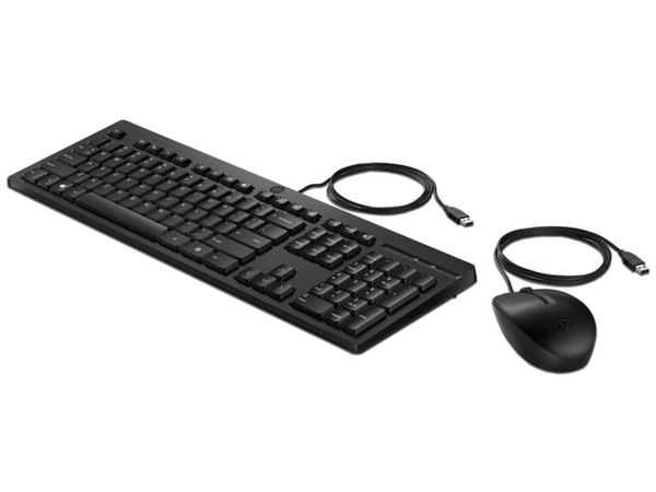 Kit de Teclado y Mouse HP 286J4AA, USB. Color Negro.