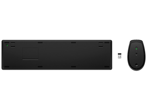 Kit de Teclado y Mouse Inalámbrico HP 655, Óptico, Receptor USB Tipo A, Versión en Ingles, Color Negro.