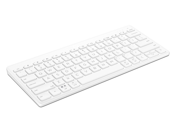 Teclado Inalámbrico HP 350, Bluetooth, Color Blanco (Versión en Inglés).