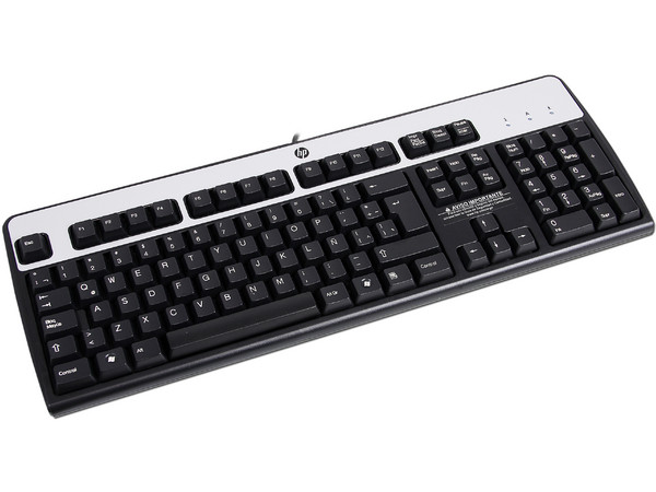 Teclado HP estándar, USB.