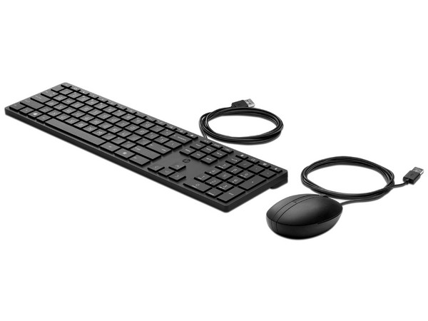 Combo Teclado y Mouse HP 320MK, Conexión USB-A, Resolución de 1000 dpi, Color Negro.