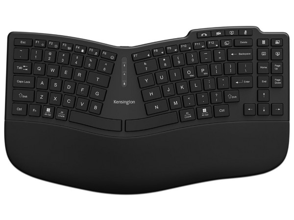 Kit de Teclado y Mouse Kensington  Pro Fit Ergo KM675 EQ, Receptor USB, Color Negro.